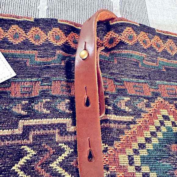 TSD Aztec Woven Bohemian Patterned Crossbody Shoulder Bag - Picture 9 of 11